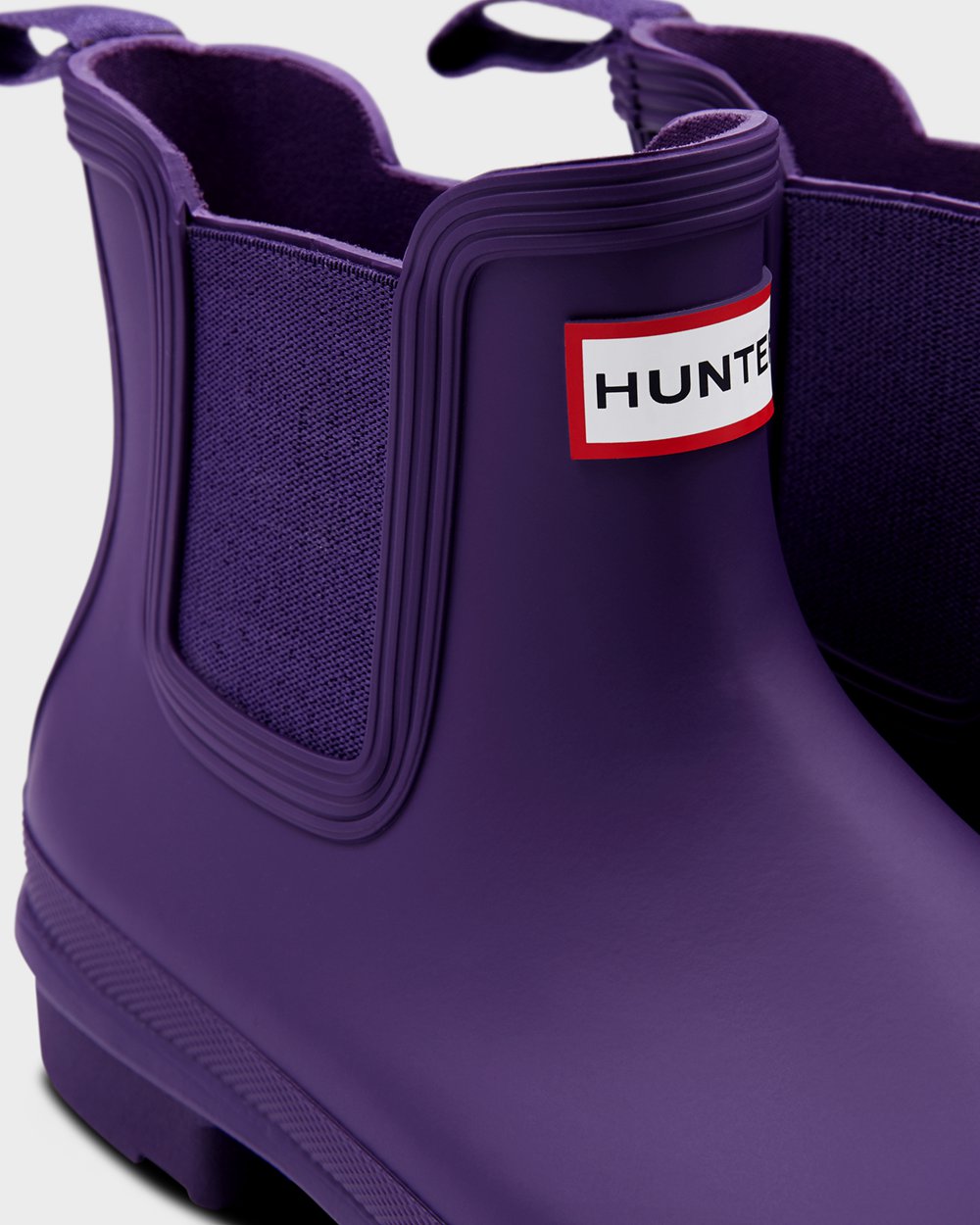 Womens Hunter Original - Chelsea Boots Blue Purple - 2196-IHVFT